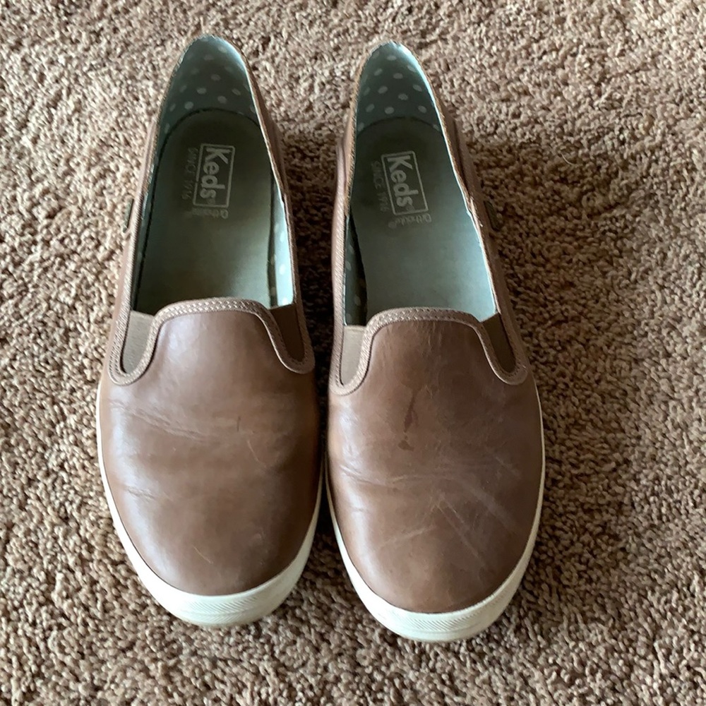 Ladies Keds slip on shoes size 10